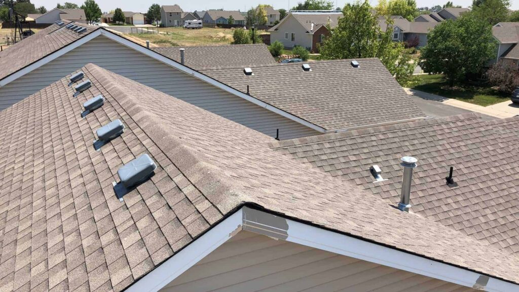Brown asphalt shingle roof in Westminster, Co