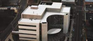 White commercial building
