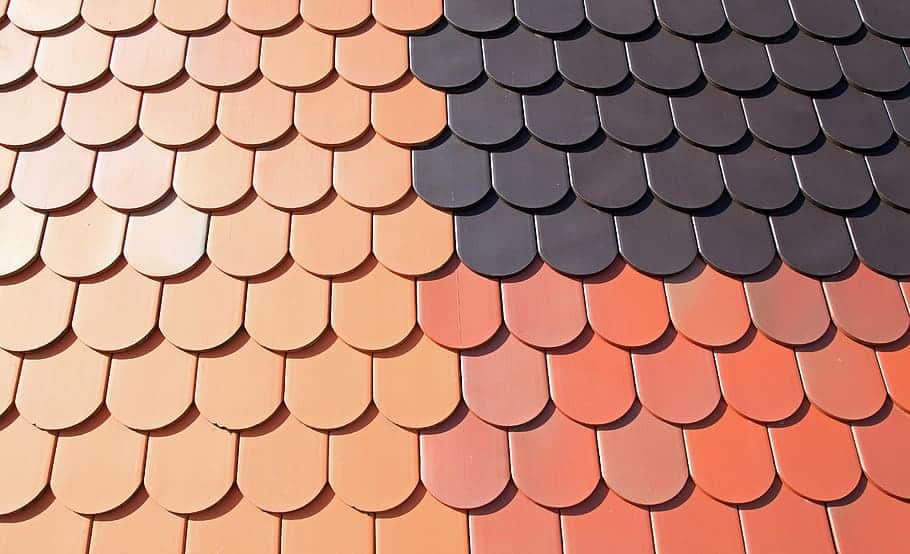 A variety of roof shingle colors
