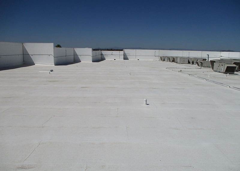 Ecodur Castagra on asphalt roof
