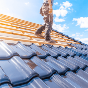 Photo of a tile roof installation in Denver 