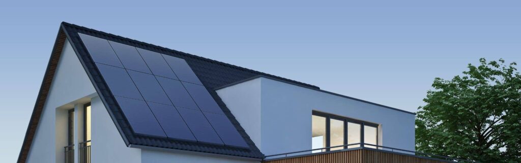 Maxeon solar panels installed on a roof in Denver