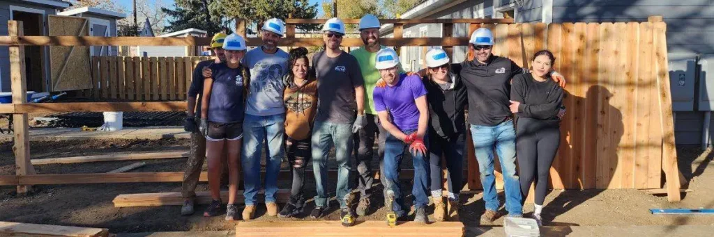 Elite Roofing & Solar Volunteers for Habitat for Humanity