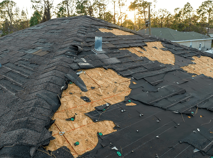 Roof damage