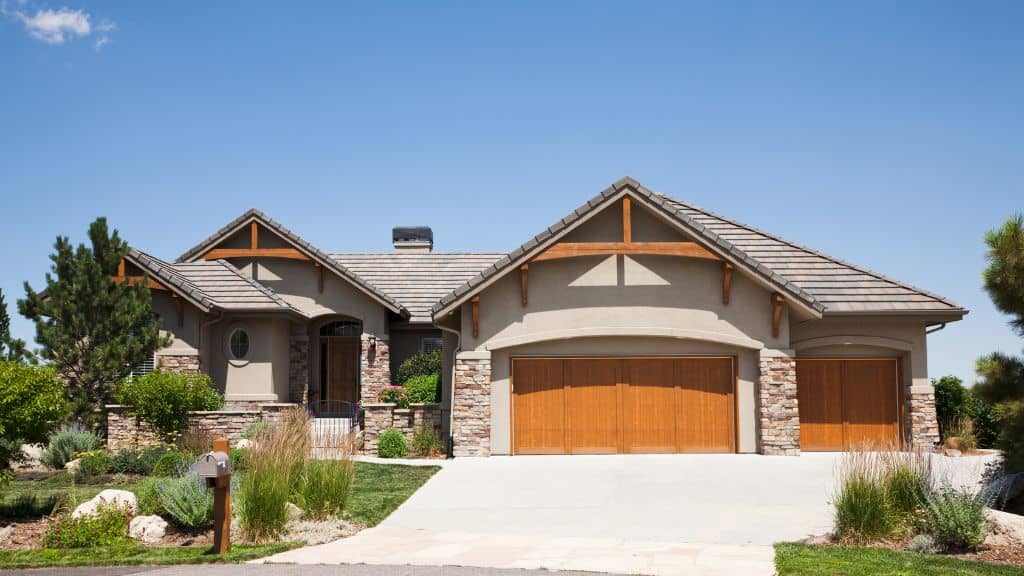 A picture of a house with a residential roof replacement near me in Denver